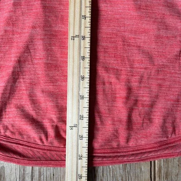 Lululemon Heathered Red Orange Essential Tank Top Womens Size 2 - Picture 10 of 10